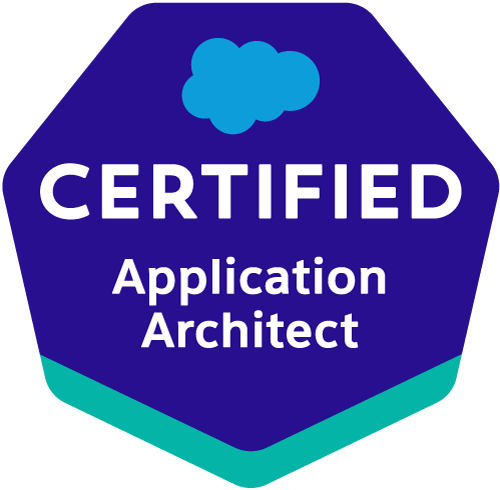 Salesforce Certified Application Architect certificate achieved by Andrii Muzychuk on December 26, 2023